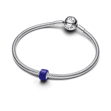 Pandora Kék muranói üveg mini charm