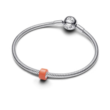 Pandora Narancssárga muranói üveg mini charm