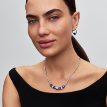 Pandora Kék szív mini charm