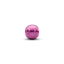 Pandora Rózsaszín mosolygó arc mini charm