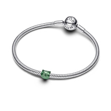 Pandora Zöld bagoly mini charm