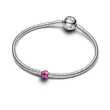 Pandora Rózsaszín katica mini charm