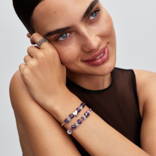 Pandora Lila végtelenjel mini charm