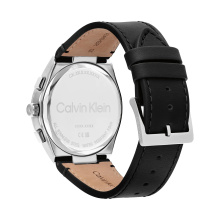 Calvin Klein Distinguish fekete bőrszíjas férfi karóra CK25200575