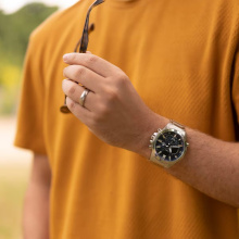 Casio Edifice kék-ezüst színű férfi karóra ECB-30D-2AEF