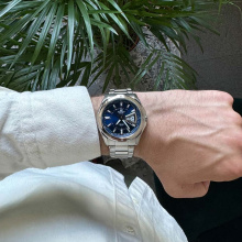 Casio Edifice kék-ezüst színű férfi karóra EF-129D-2AVEF