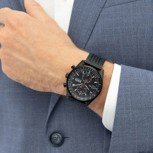 Boss Skytraveller Pro fekete színű férfi karóra HB1514348