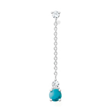 Thomas Sabo kék női ezüst fülbevaló