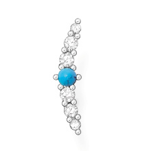 Thomas Sabo kék női ezüst fél pár fülbevaló