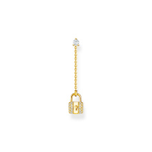Thomas Sabo Női Fülbevaló, aranyló függő lakat