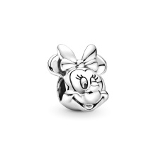 Pandora Moments Minnie portré ezüst charm