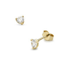 Női háromkarmos arany fülbevaló