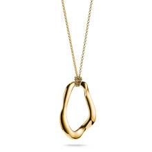 Thomas Sabo aranyozott női nyaklánc Natural Beauty medállal 