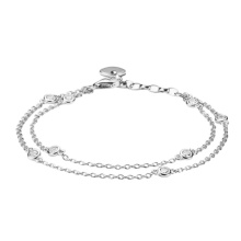 Thomas Sabo dupla ezüst karkötő cirkónia kövekkel 