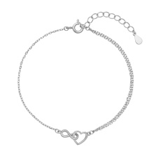 Juta végtelen szeretet ezüst karkötő