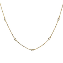 Thomas Sabo aranyozott nyaklánc cirkónia kövekkel
