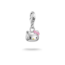 Thomas Sabo Hello Kitty rószaszín masnival charm