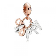 Pandora Moments rozé charm