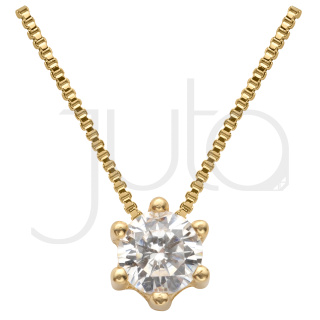 Juta Arany nyaklánc hatkarmos medállal