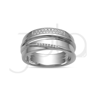 Ezüst gyűrű cirkóniával