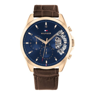 Tommy Hilfiger férfi karóra, Baker barna szíjjal TH1710453
