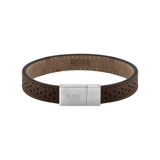 Boss Essentials leather férfi karkötő HBJ1580034