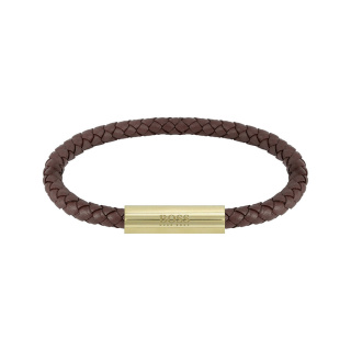Boss Braided Leather férfi karkötő HBJ1580151