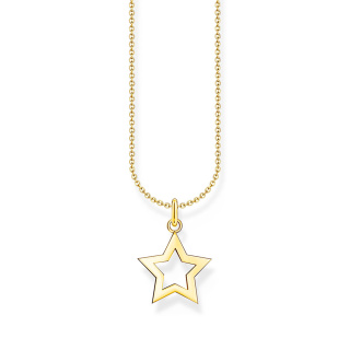 Thomas Sabo aranyozott csillag női nyaklánc