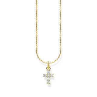 Thomas Sabo aranyozott kereszt női nyaklánc