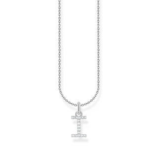 Thomas Sabo ezüst női nyaklánc I betű medállal