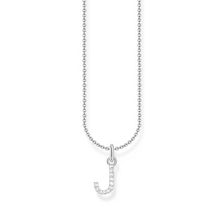 Thomas Sabo ezüst női nyaklánc J betű medállal