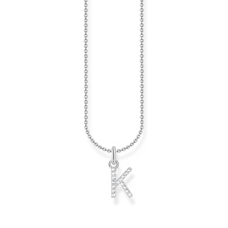 Thomas Sabo ezüst női nyaklánc K betű medállal