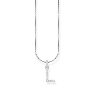 Thomas Sabo ezüst női nyaklánc L betű medállal