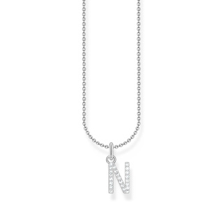 Thomas Sabo ezüst női nyaklánc N betű medállal