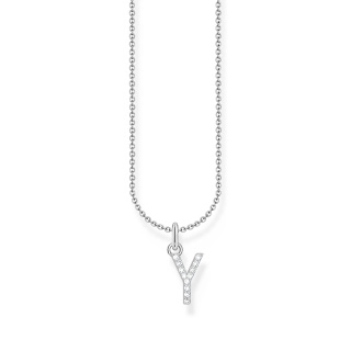 Thomas Sabo ezüst női nyaklánc Y betű medállal