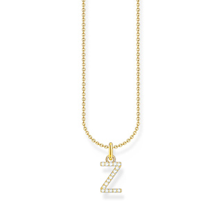 Thomas Sabo aranyozott női nyaklánc Z betű medállal