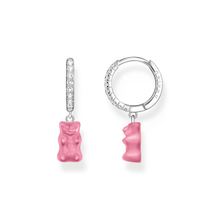 Thomas Sabo X Haribo ezüst színű rózsaszín női fél pár fülbevaló