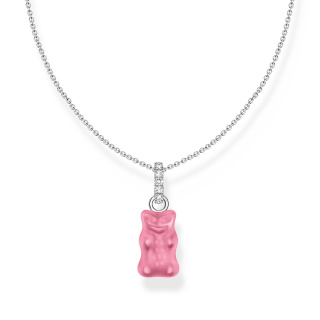 Thomas Sabo x HARIBO rózsaszín gumimaci nyaklánc