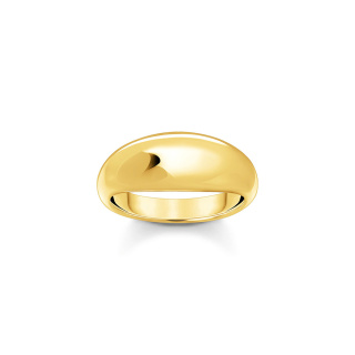 Timeless design aranyozott Thomas Sabo női ezüst gyűrű