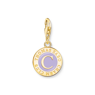 Thomas Sabo Charmista Coin aranyozott női charm