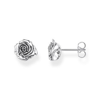 Thomas Sabo nagyméretű rózsa ezüst női fülbevaló