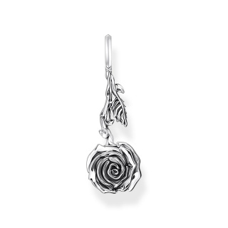 Thomas Sabo éjféli rózsa ezüst női medál