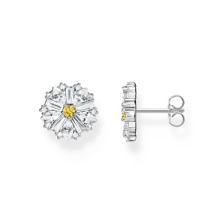 Thomas Sabo ezüst színű nagy virágos fülbevaló