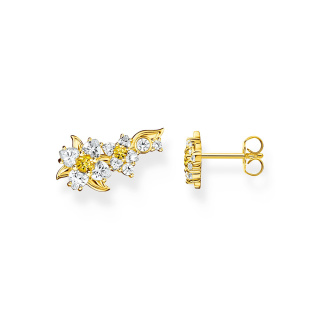 Thomas Sabo aranyozott százszorszépek fülbevaló cirkóniával