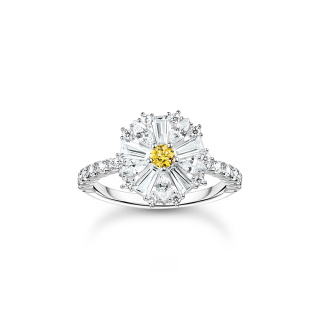 Thomas Sabo cirkónia köves ezüst százszorszép gyűrű 