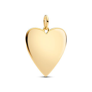 Pandora Gravírozható nagyméretű szív medál