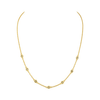Juta ezüst nyaklánc sárga arannyal futtatva