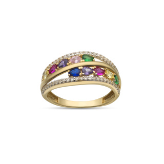 Juta sárga arany gyűrű