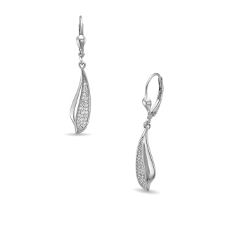 Juta ezüst fülbevaló