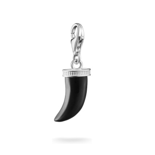 Thomas Sabo fekete obszidián fog charm
